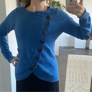 SIMONS TWIK Asymmetrical sweater